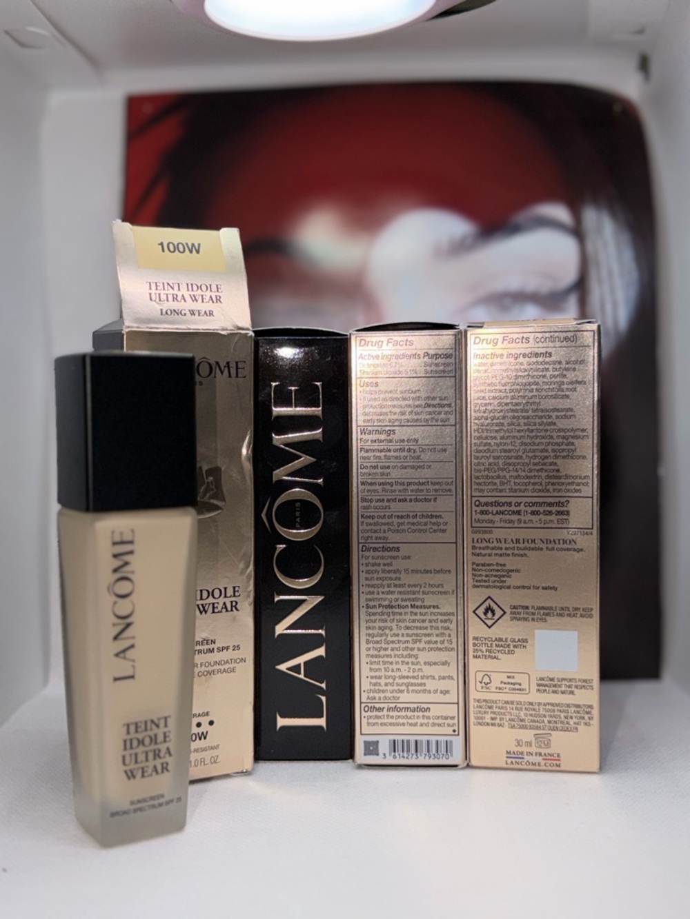 Lancome Teint Idole Ultra Wear Foundation - 100W Warm Sand (Beige)